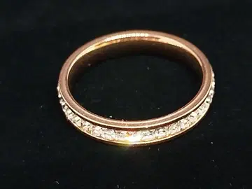 Attractive 로즈 골드 크리스탈 반지 21호 여성용 반지