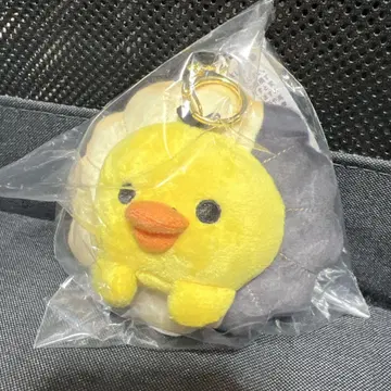 리락쿠마 x 미스터 도넛 걸이 봉제 인형 키이로이토리 엔젤 프렌치