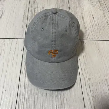 그레이 RS 로고 야구 모자
