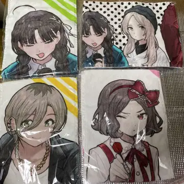 라운드원 한정판 걸즈밴드 크라이 머플러 타월 4종