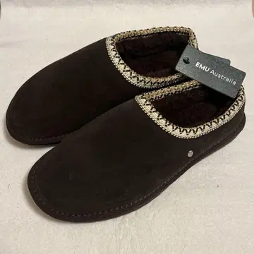 EMU Australia Hayman 슬립온 초콜릿 24cm