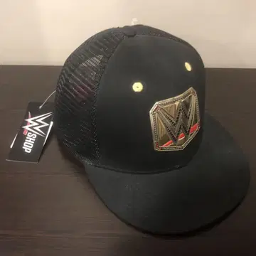 새상품 미사용 WWE 로고 캡