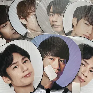 새상품급 KAT-TUN 나카마루 유이치 부채 7점 콘서트 공식 굿즈