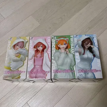 5등분의 신부 고양이 귀 후드티 피규어 세트