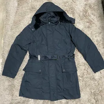 ZARA 자라 다운 자켓 보아 후드 부착