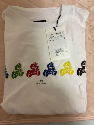 폴스미스 Paul Smith 롱 T셔츠 화이트
