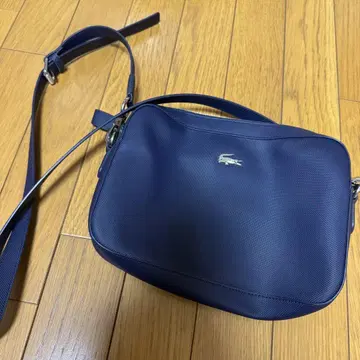 LACOSTE 네이비 숄더 백