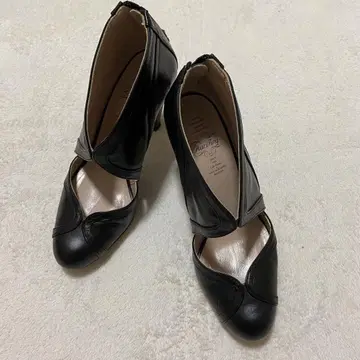 kariang 가죽 오픈토 펌프스 23cm