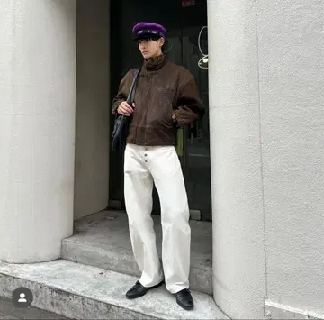 00 s archive 스윙탑 블루종 벨로아 느낌 짧은 기장