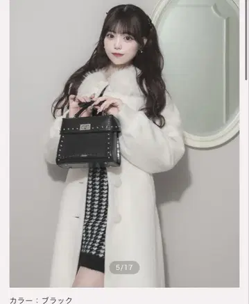 [ 완판템 ] pium 리본 핸들 악어 무늬 백