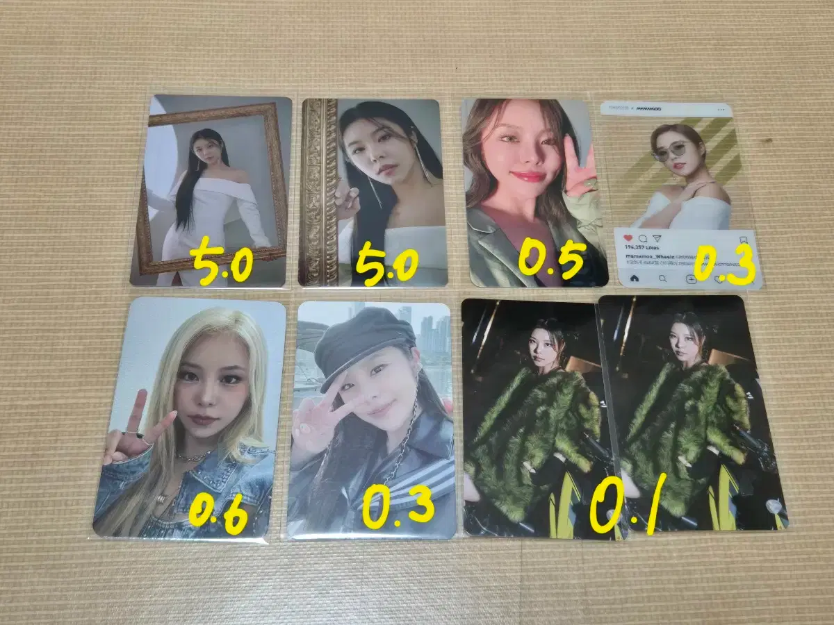 Mamamoo photocard wts sell poca