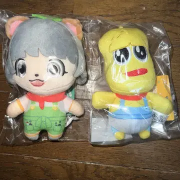 피넛 군 퐁포코 봉제 인형 체인 세트 키링