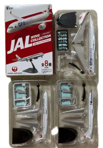 새상품 JAL 윙 컬렉션 AIRBUS BOEING 3개 세트