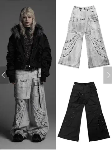 DOCKING SKIRT FLARE WIDE PANTS
