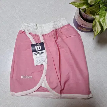 [ 쇼와 레트로 ] 새상품 레어 Wilson 핑크 러닝 팬츠 S 사이즈