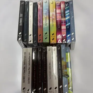 SixTONES cd 응원봉 공식 사진 묶음 판매 세트