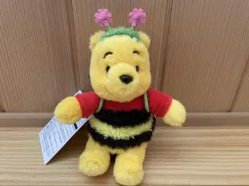 [ 레어 ] TDR한정판 푸우 벌 할로윈 봉제 인형 배지 택 포함