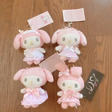 초레어 디어마이러브 마이멜로디 봉제 인형 마스코트 4개 세트