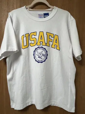미사용 새상품 챔피온 reverse weave USAFA T셔츠
