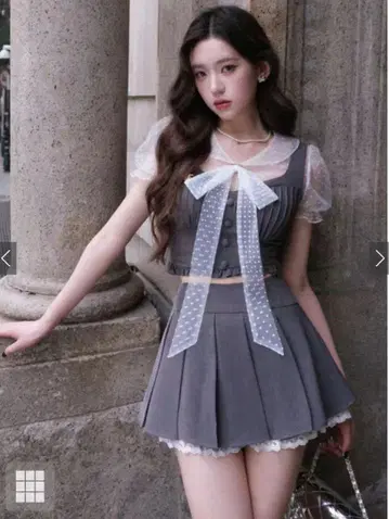 GRL 그레일 원피스 셋업