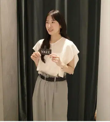 CLANE 웨이스트 벨트 대드 팬츠