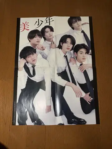 미소년 그룹 포스터