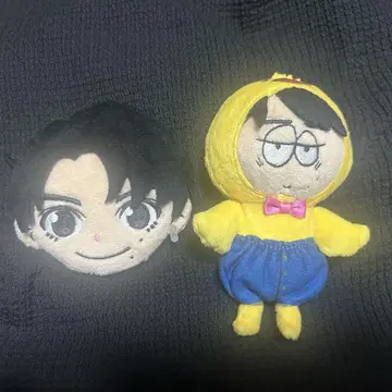 ONE N' ONLY 원엔 테타 봉제 인형 페이스 파우치 세트