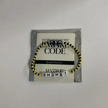 MA55IVE 우라카와 쇼헤이 EMPIRE CODE 비즈 팔찌