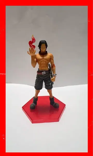에이스 피규어 불꽃 포즈 약 15cm