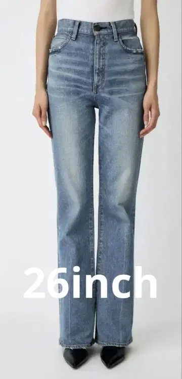 moussy mvs 플레어 데님 블루