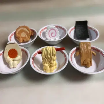 츠카룬데스~ 라멘 재료들~ 가챠 전 6종 컴플리트 상품