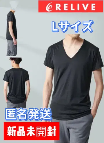 새상품 남성용 L 사이즈 리라이브 셔츠 반팔 땀 흡수 속건성