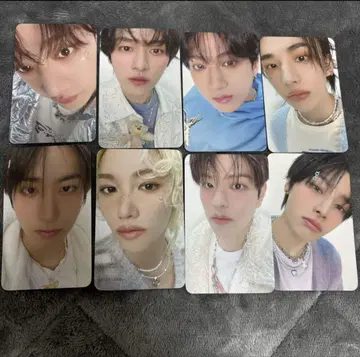 Stray Kids 스키즈 5'CLOCK 혜택 온라인 트레이딩 카드 컴프