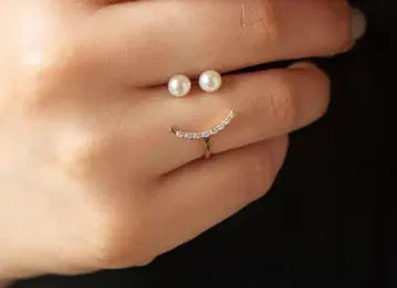 스타 주얼리 걸 반지 스마일