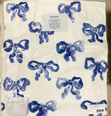 POPPY 블루 리본 토트백