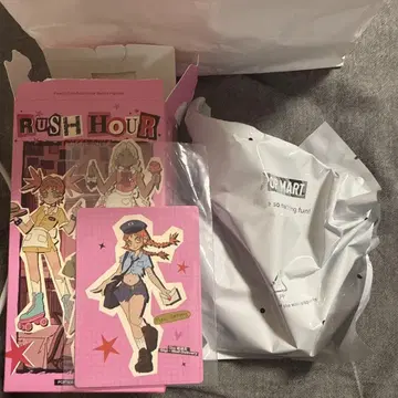 RUSH HOUR peach riot girl-mail delivery