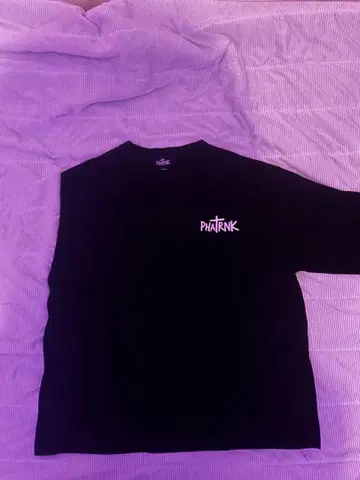 PHATRNK 블랙 긴팔 셔츠