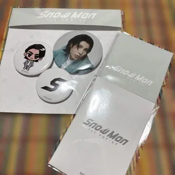 Snow Man 라울 한국 POPUP 포토 카드 AB 캔뱃지 3종 세트