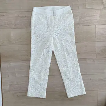 수입 로사 화이트 레이스 팬츠