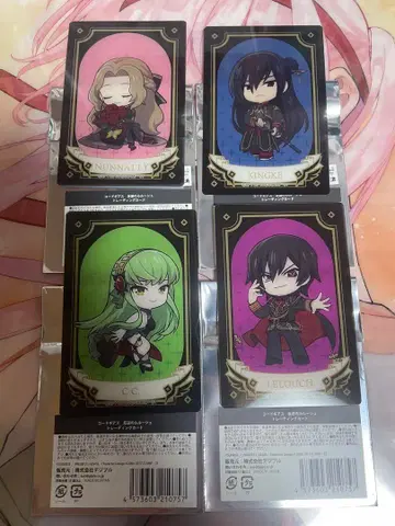 코드 기어스 popup 스토어 카드 를르슈 나나리 별각 C.C