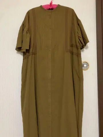 [미사용 새상품] 사만사 모스모스 핀턱 원피스 카멜 택 포함