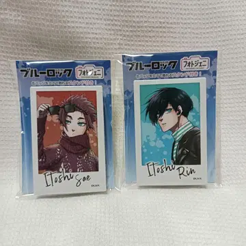 블루 록 원작 그림 스탠드 포함 캔뱃지 이토시 린 & 이토시 사에