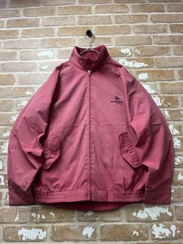 90s 던롭 DUNLOP 스윙탑 아우터 핑크 자수 y2k
