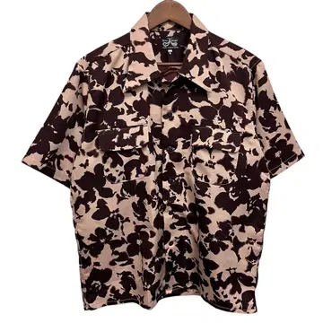 DRESS HIPPY 드레스 히피 셔츠 반팔 꽃무늬 투톤 컬러