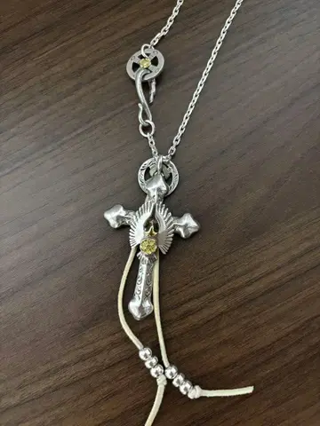 TADY&KING 당초 이글 크로스 체인 세트