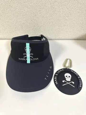 MARKANDLONA T-LINE 바이저 네이비 네임 홀더