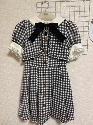 LIZLISA 원피스 체크 반팔