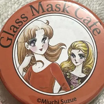 Glass Mask Cafe 캔뱃지 유리 가면
