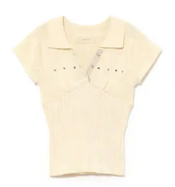 andmary Lindsay logo tops ivory