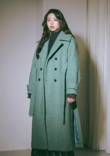 ezick 멀티 유즈 딥 슬릿 롱 코트